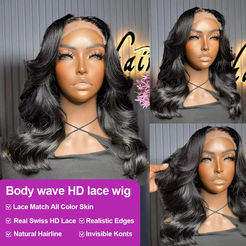 Glueless Short Bob Wig — Body Water Wave