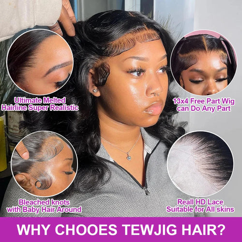 Glueless Short Bob Wig — Body Water Wave