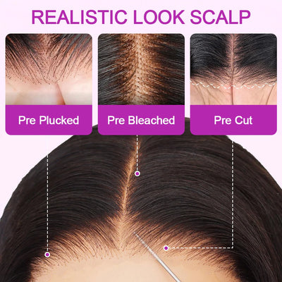 Glueless Short Bob Wig — Body Water Wave