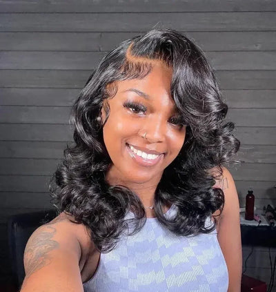 Glueless Short Bob Wig — Body Water Wave