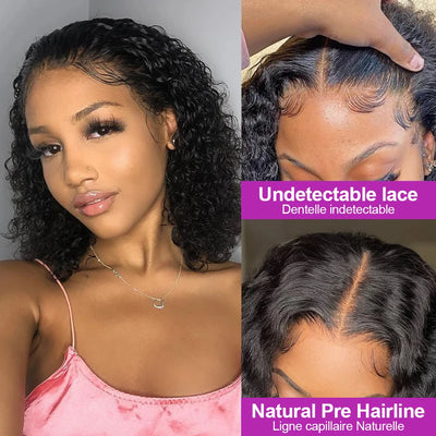 Brazilian Deep Water Wave — Glueless Bob Wig 250%
