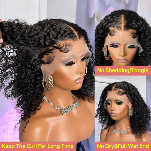 Brazilian Deep Water Wave — Glueless Bob Wig 250%